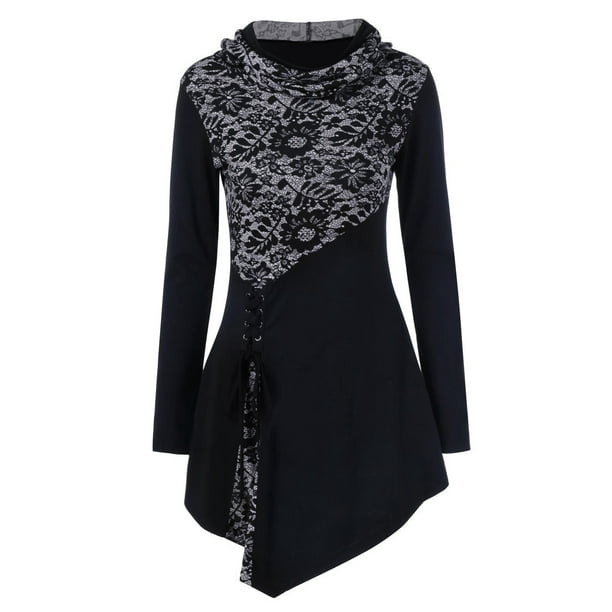 Eoeth Plus Size Women Pile Collar Button T-Shirts Casual Long Sleeve Pliad Print Pachwork Tops Blouse Shirts Pullover